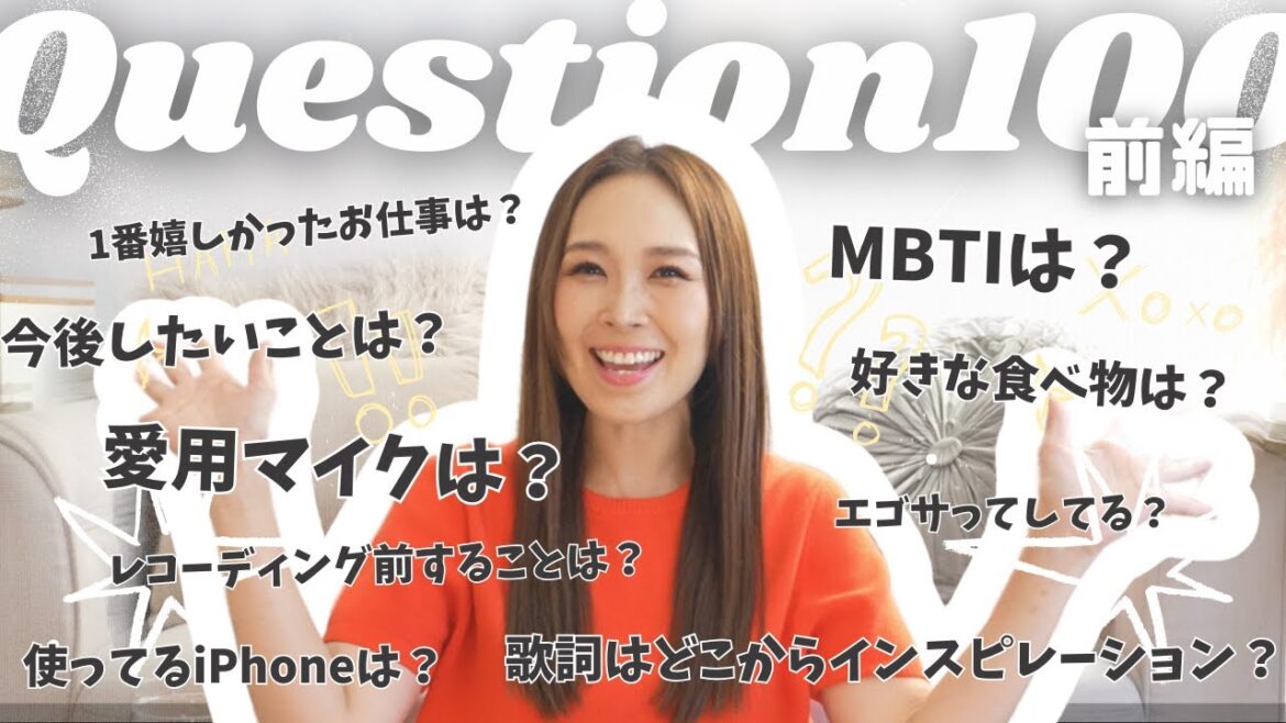 【前編】愛内里菜への100の質問 2025年度版