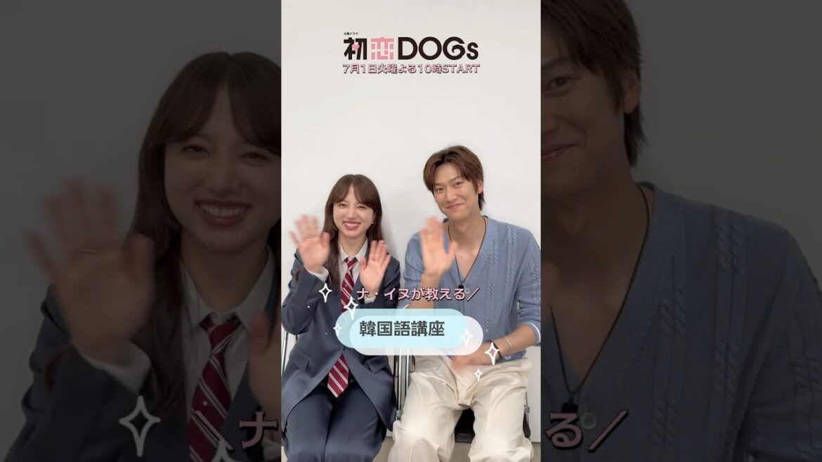 ナ・イヌが教える韓国語講座👨🏫『#初恋DOGs』🐕#清原果耶 #ナイヌ