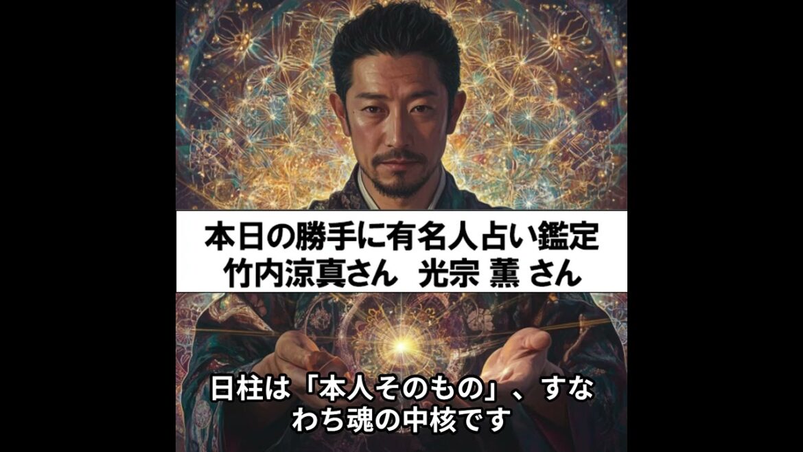 【勝手に有名人占い鑑定!】竹内涼真さんと光宗薫さん