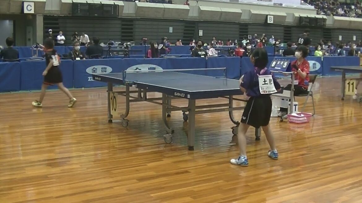 【カブ女子】菅奈都美 vs 土肥杏果莉|全農杯 2022年全日本卓球選手権大会|第1ステージ