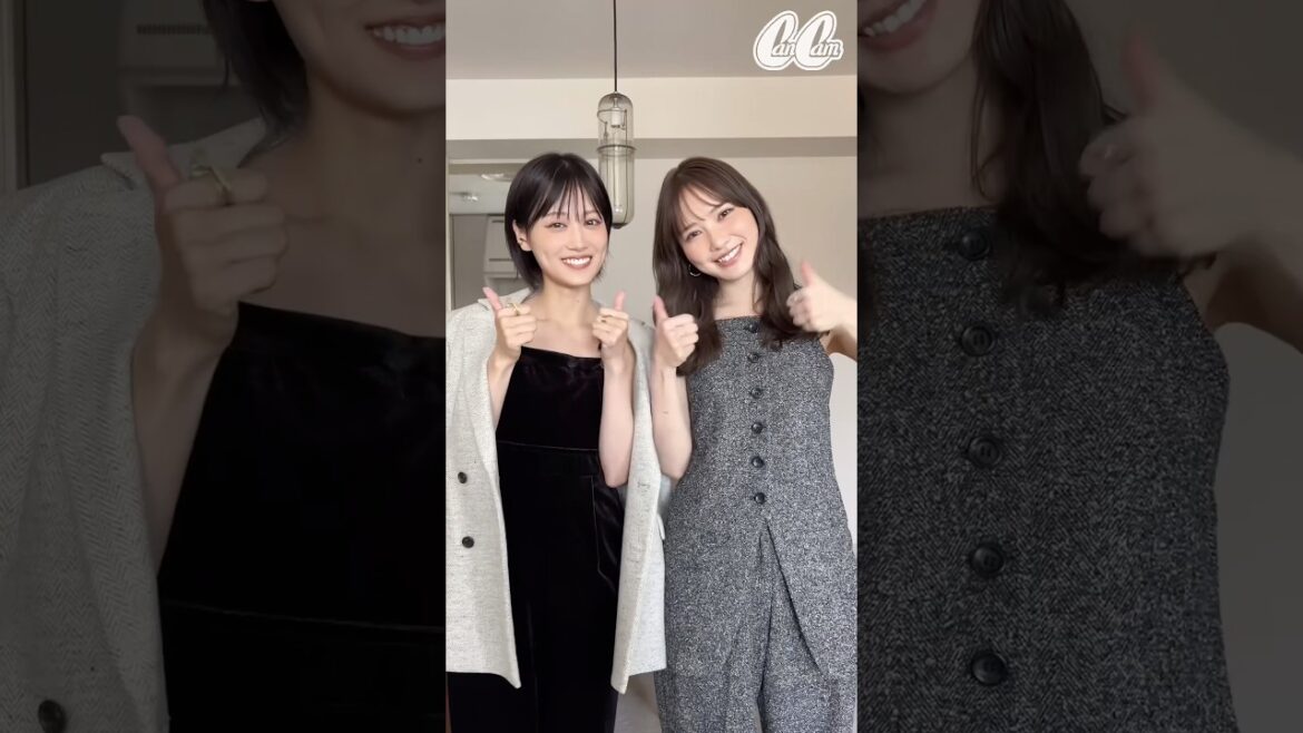 #山下美月 #加藤史帆 CanCam表紙撮影の舞台裏