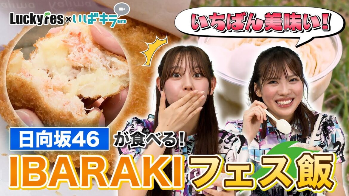 日向坂46が食べる!IBARAKIフェス飯