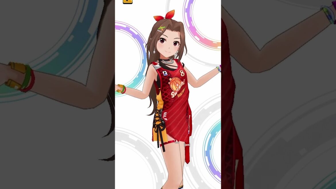 愛野渚さん、バスケ🏀 【デレステ】 #shorts