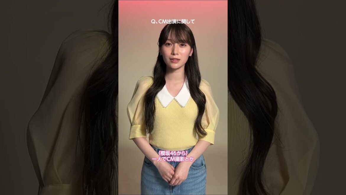 守屋麗奈 CM出演後の感想♪マクドナルド 櫻坂46