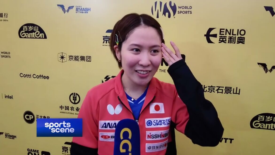 🏓🇯🇵Miu Hirano remains positive despite a 3-1 loss to world No.1 Sun Yingsha🇨🇳 at China Smash 卓球 平野美宇