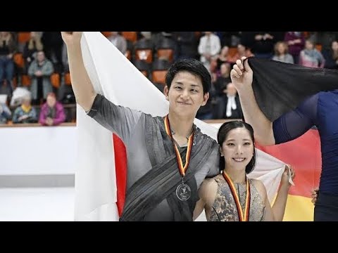 ⛸️💫三浦璃来&木原龍一が僅差の2位‼️ネーベルホルン杯ペア戦で白熱🔥✨