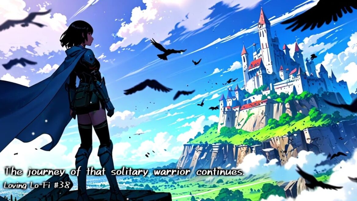 悠久の空の下、孤独な女戦士の旅はいつまでも続く – ファンタジーRPGフィールド風楽曲60分 – Lovong Lo-Fi #39