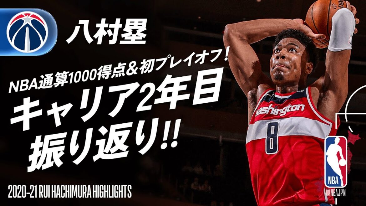 【八村塁】NBAキャリア2年目を振り返る🔥|2020-21シーズン 総まとめ