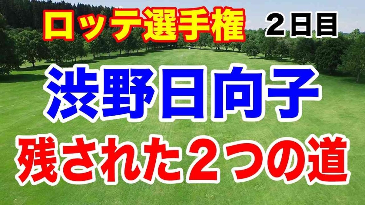 渋野日向子に残された2つの道を詳しく解説【米女子ゴルフ】ロッテ選手権2日目の結果 岩井ツインズ・畑岡奈紗優勝争い