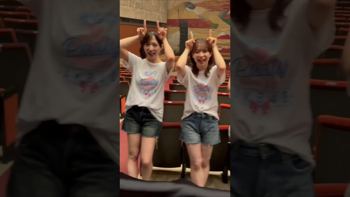 🍊 サンクスムービータイム 🎃 全国ツアー 宮城公演 🌸 #AKB48 #小栗有以 Yui Oguri #倉野尾成美 Narumi Kurano 🍓 #AKB48_20thYear #shorts