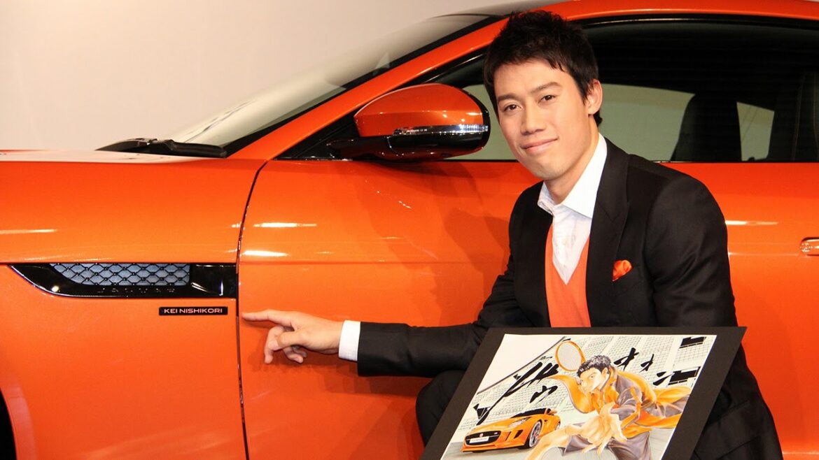 錦織圭限定モデルのジャガー発表!「Fタイプ KEI NISHIKORI EDITION」発売記念イベント(1)