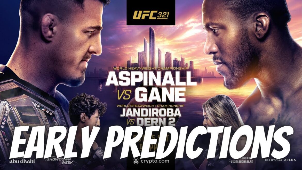 UFC 321 Full Card Early Predictions