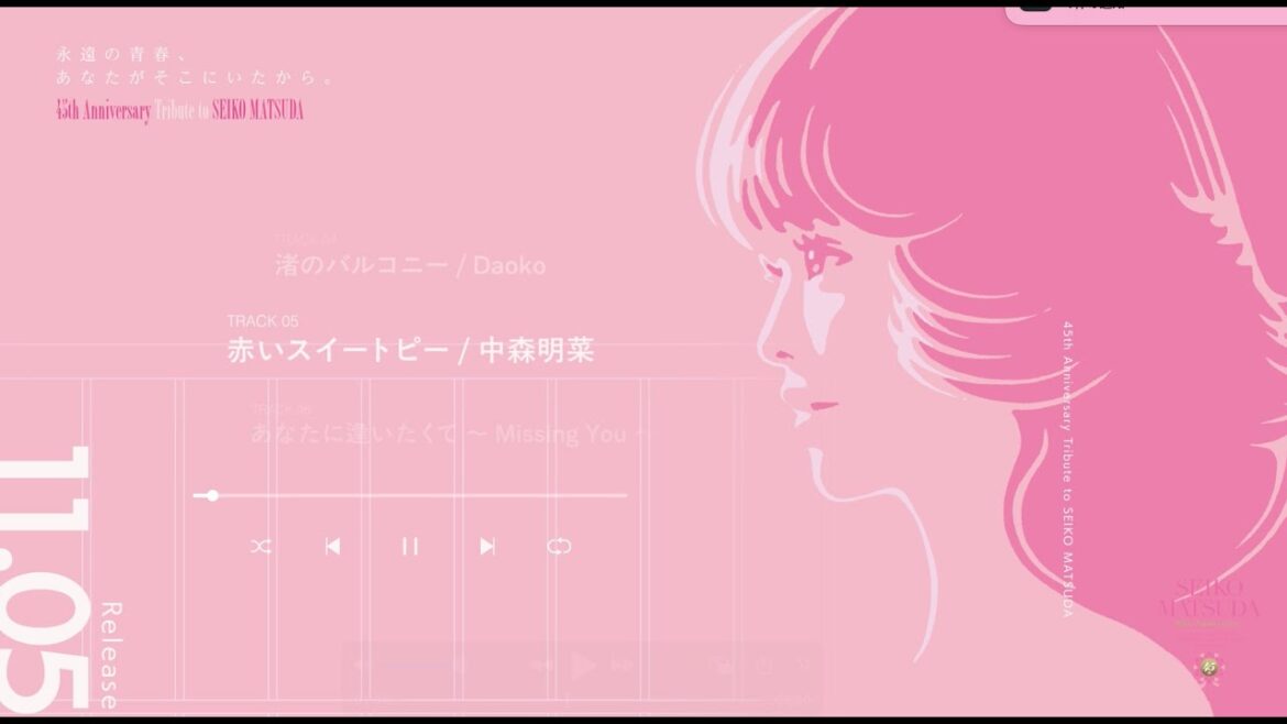 松田聖子トリビュートアルバム「永遠の青春、あなたがそこにいたから。」全曲トレーラー