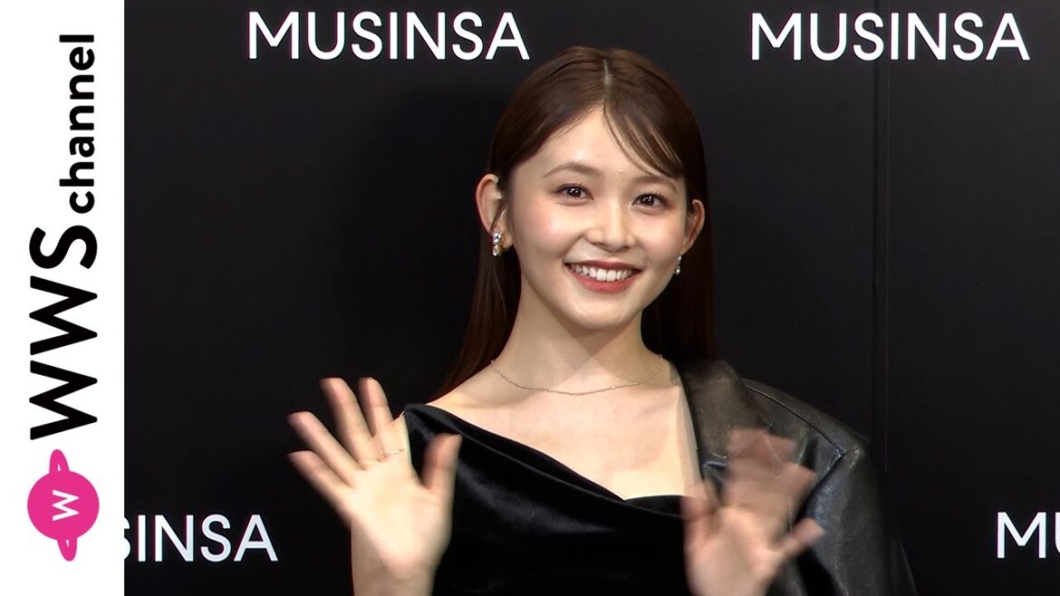 久間田琳加、肩出しで色気際立つベロア×レザーの甘辛スタイルで登場!<MUSINSA TOKYO POP-UP STORE 2025オープニングイベント>
