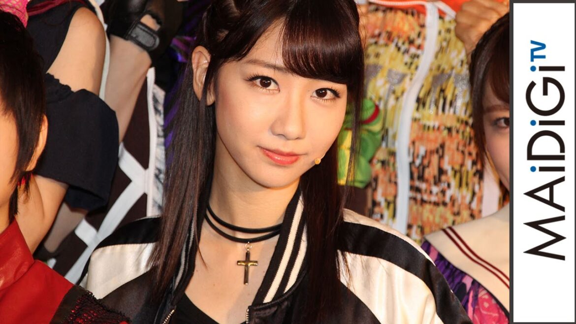 AKB48柏木由紀、初主演舞台に全力 「全て捨てたつもりで」 「舞台『マジすか学園』~Lost In The SuperMarket~」会見1 #Yuki Kashiwagi #AKB48