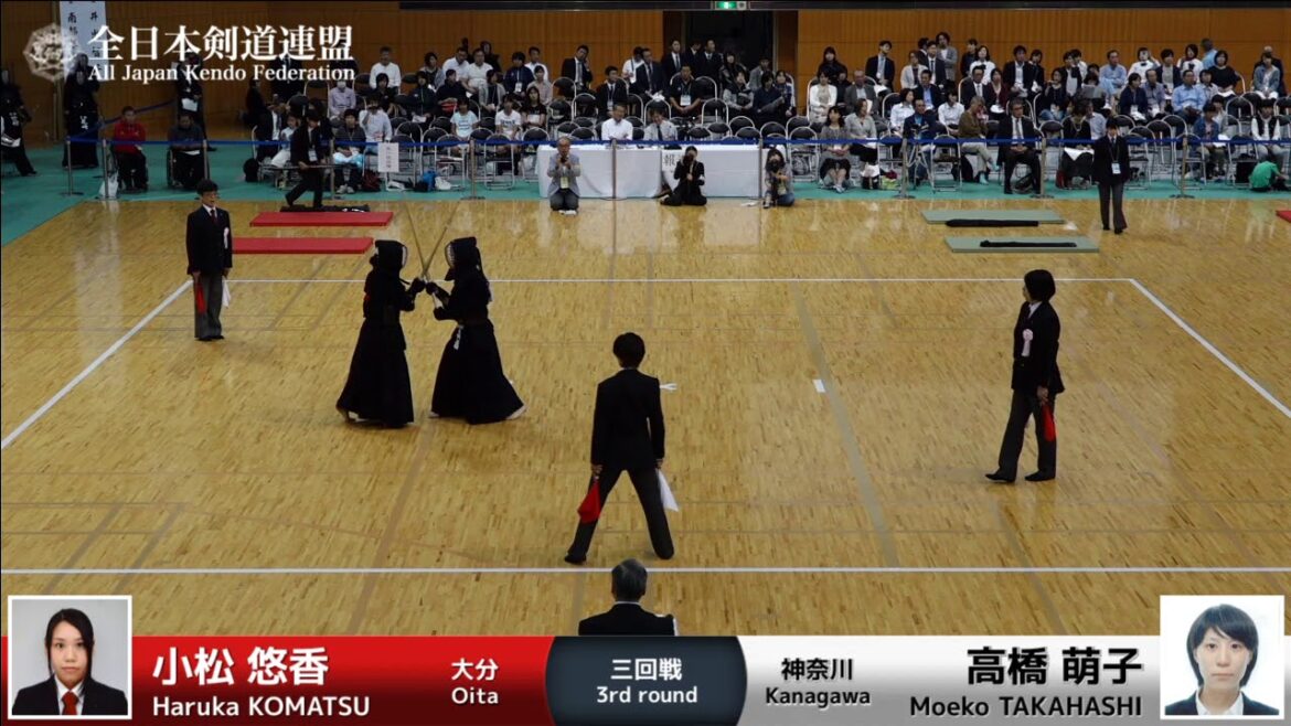 Haruka KOMATSU -eK Moeko TAKAHASHI – 56th All Japan Women KENDO Championship – Third round 50