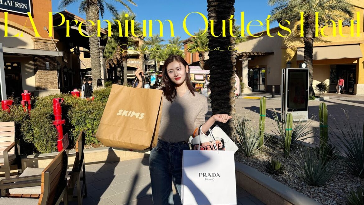【Haul】LAプレミアムアウトレットで爆買い🙆♀️💕購入品紹介🙌✨🛍️/miumiu/LOEWE/SKIMS/etc…
