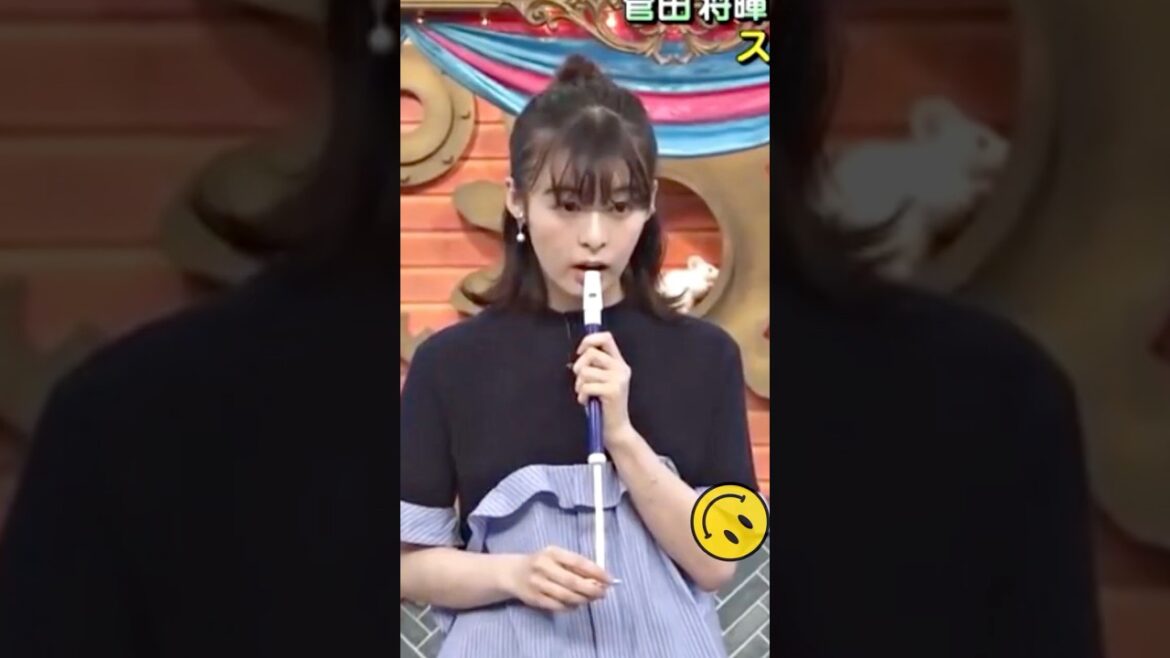 スライドホイッスル 演奏中w 森七菜 #shorts