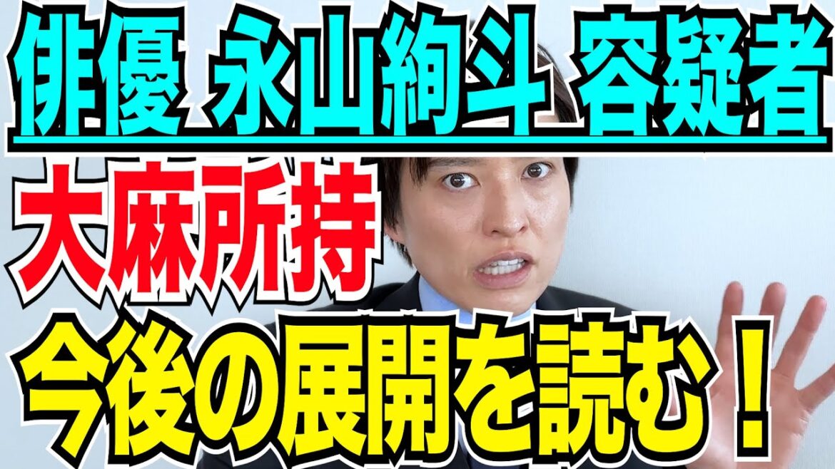 【弁護士が解説!】俳優 永山絢斗容疑者 大麻所持で2回逮捕!警視庁の捜査ポイントと裁判での量刑は?