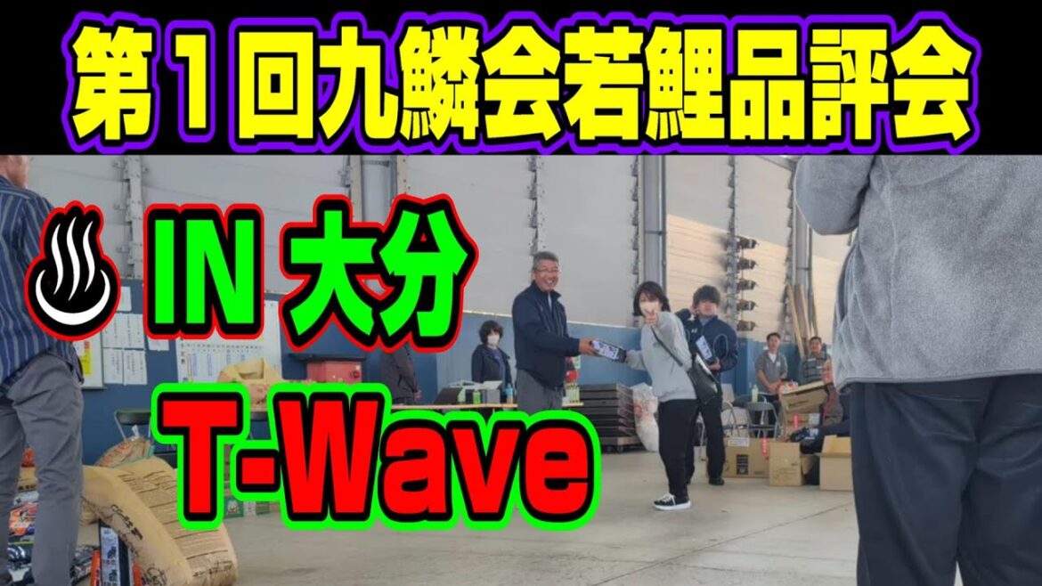 【汚池再生計画】『第1回九鱗会若鯉品評会』IN大分T- wave へ出品してきました#T-wave‼#錦鯉 #立て鯉#koipond#koi #錦鯉品評会#泳ぐ宝石錦鯉
