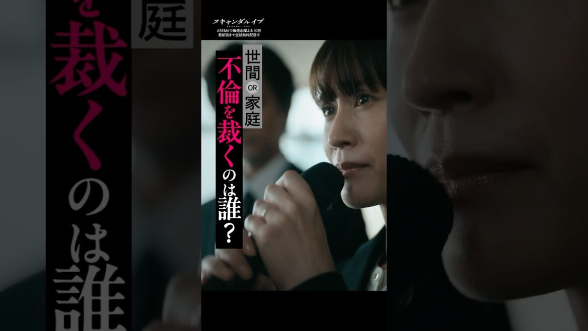 “サレ妻” #前田敦子 の涙の演技に震える。不倫報道の正義とは…?| ドラマ『 #スキャンダルイブ 』毎週水曜よる10時最新話配信!ABEMAでは全話無料!#2025秋ドラマ