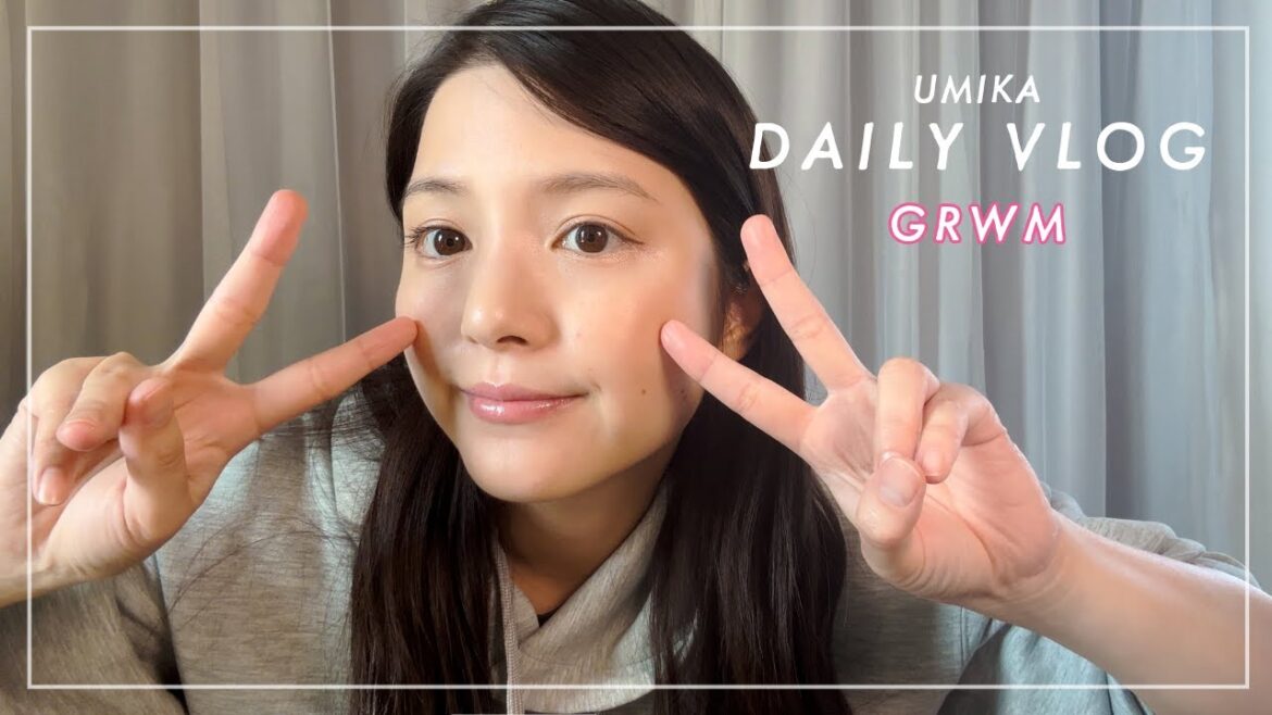 【GRWM】朝起きてから家を出るまで🍚💄