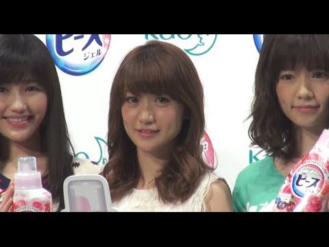 大島優子、オーラを消して電車移動 花王『フレグランスニュービーズ』新CM発表会
