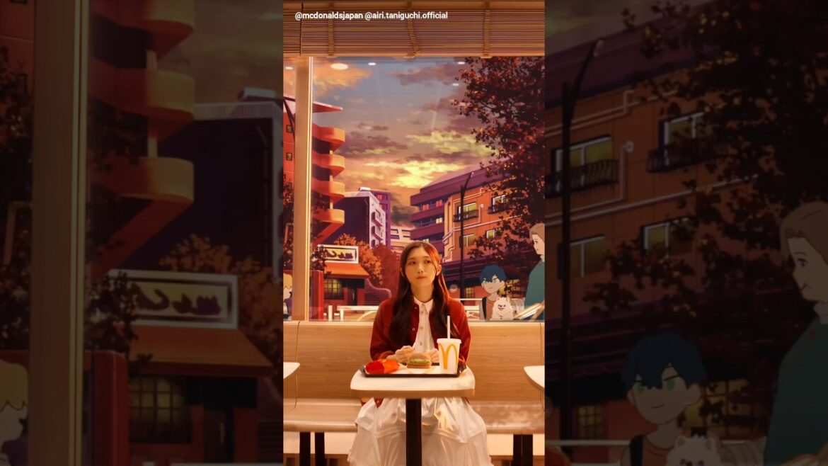 谷口愛季 マクドナルド CM『いつでもそばに』夕方篇 櫻坂46 ツギハギスタッカート