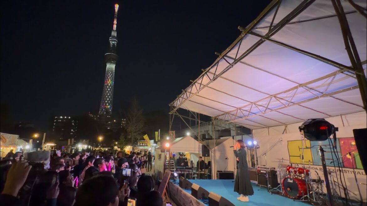 小田えりな 隅田公園ステージ