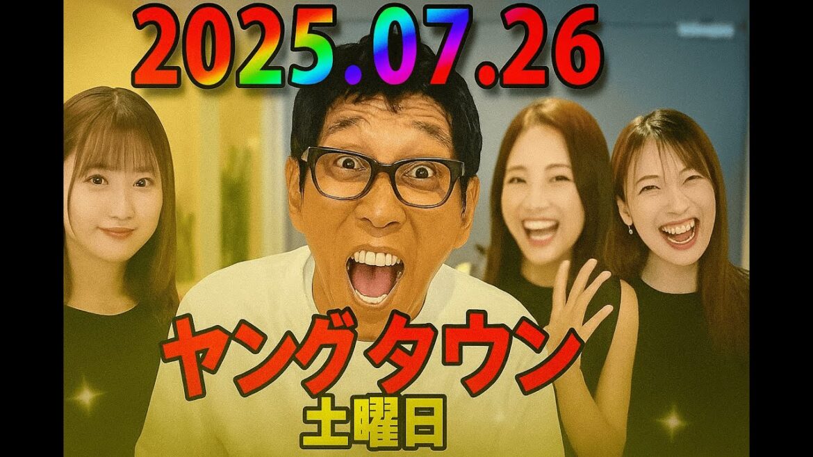 ヤンタン土曜】2025年7月26日|明石家さんま×井上聡(代演)×モー娘。’25横山玲奈&櫻井梨央|ゲスト: 二瓶有加