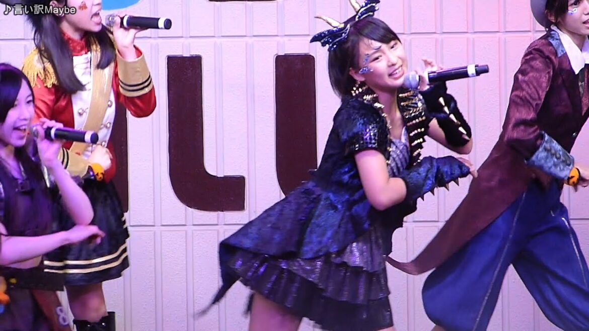 AKB48チーム8 関西メンバー(山田菜々美カメラ)⑥「言い訳Maybe (AKB48)」@あべのキューズモール-2015.10.04