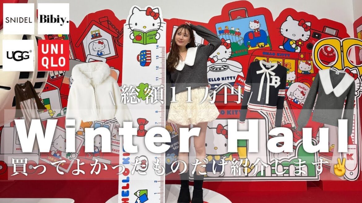 【総額11万円】冬服購入品⛄️本当に買ってよかったものだけ✌️【SNIDEL/Bibiy./UGG/UNIQLO】
