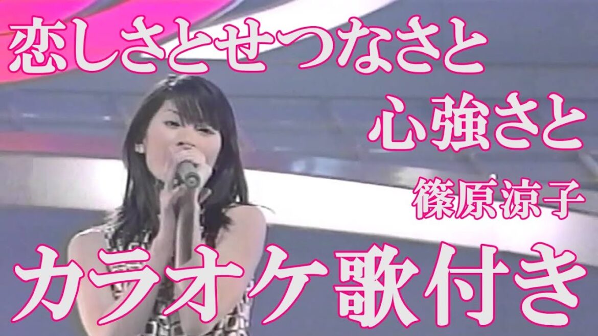 恋しさとせつなさと心強さと 篠原涼子 カラオケ 練習用 原曲キー 歌付き ボーカル入り 歌詞付き