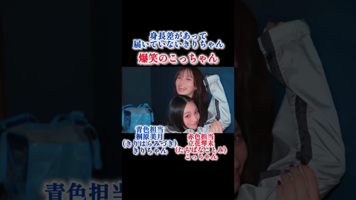 〖桐原美月 立花琴未〗身長差があって壁ドンしたけど届いていないきりちゃん