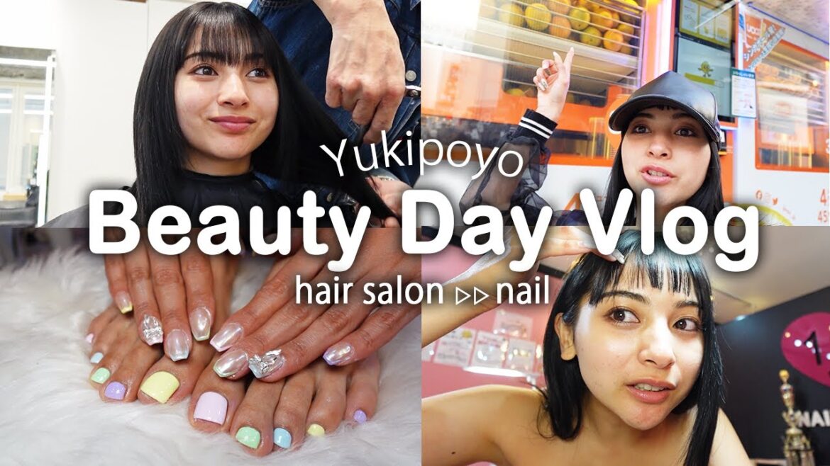ゆきぽよ美容DAY💖髪質改善とカラフルネイルで女子力UP💅【ゆきぽよTV!】
