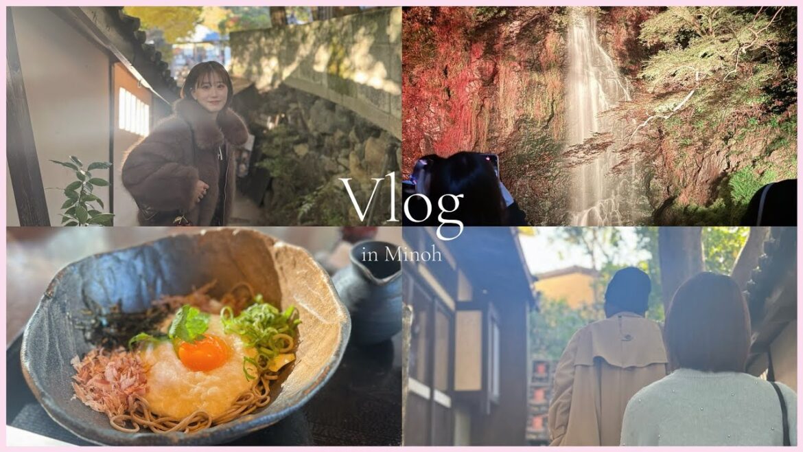 【Vlog】紅葉を見に箕面へ🚗💨
