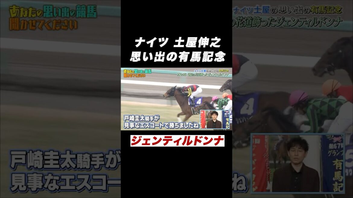 【役者が揃った最後の直線⭐️】#ナイツ #土屋伸之 の思い出の有馬記念は❓🤔 #shorts