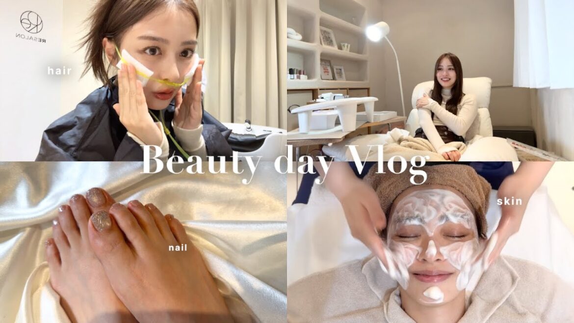 【美容Vlog】メンテナンスDAY💆🏻♀️✨行きつけサロン紹介するよ〜💅🧴