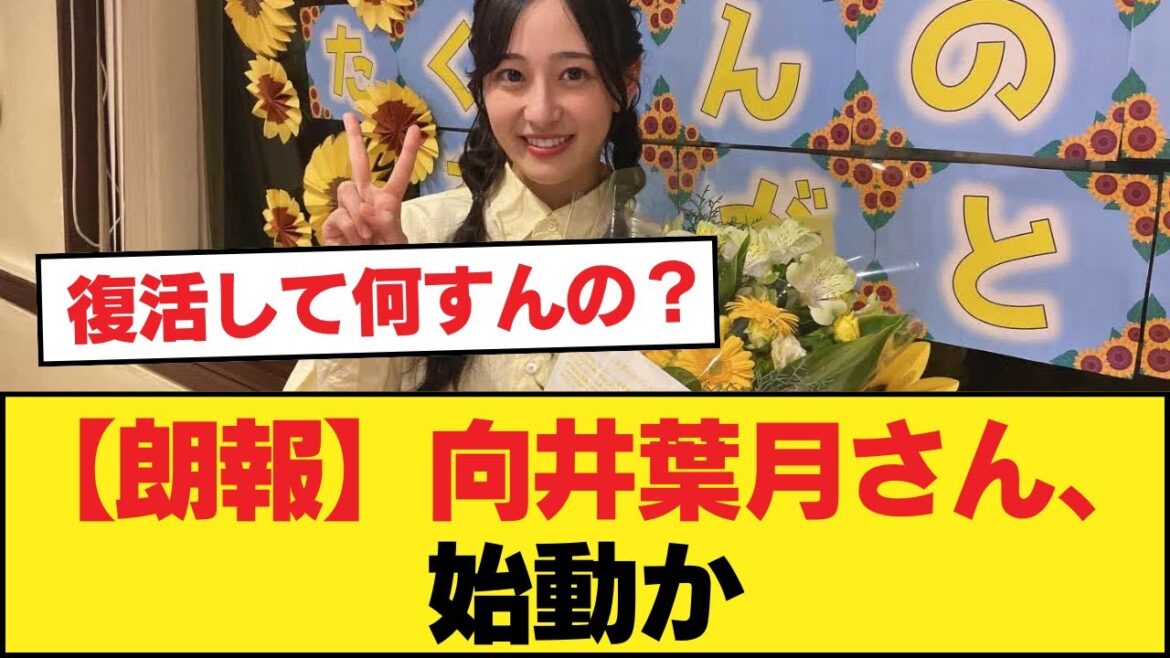 【朗報】向井葉月さん、始動か【乃木坂46】
