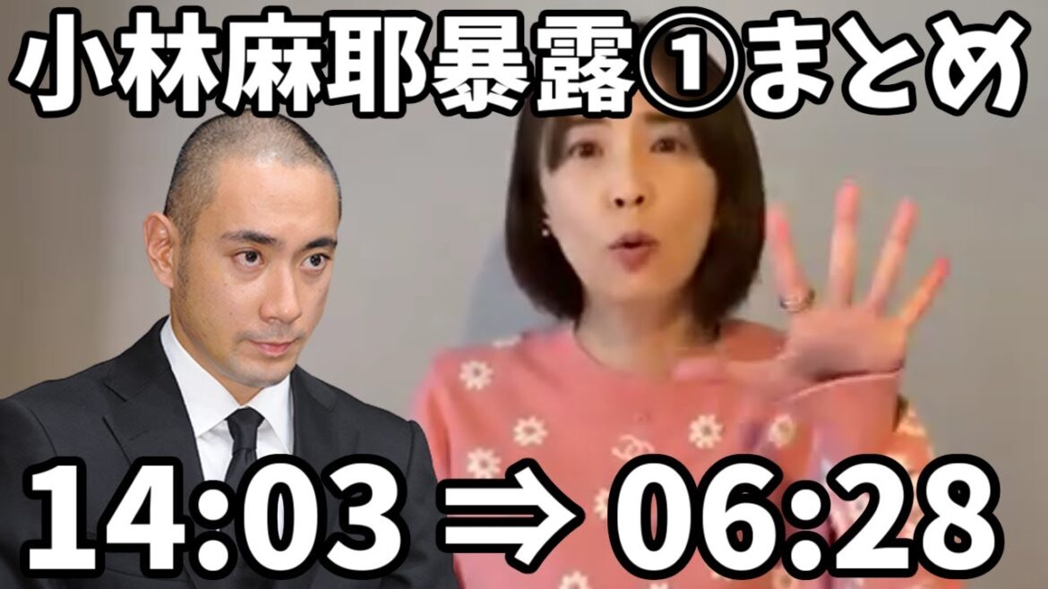 【小林麻耶】暴露まとめ①【暴露 フル まとめ 切り抜き YouTube 小林 小林麻央 小林麻耶 市川海老蔵】