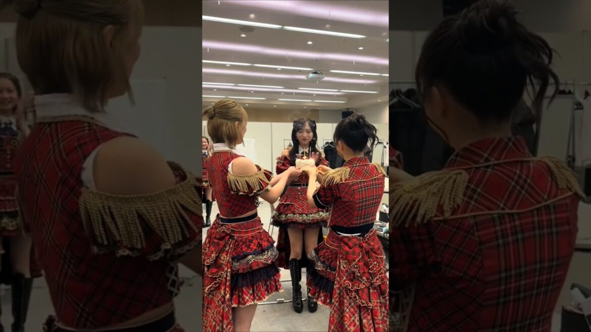 🍊 12月26日 ゆいゆい 誕生日 涙サプライズ 🌸 #AKB48 #小栗有以 #倉野尾成美 #下尾みう 🍓 #行くぞAKB2026 #shorts