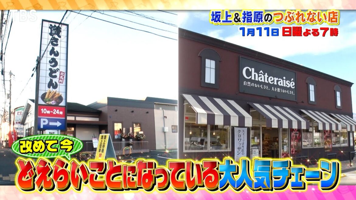 資さんうどん新店の初日密着! シャトレーゼと信子が開発!?『坂上&指原のつぶれない店』1/11(日)【TBS】