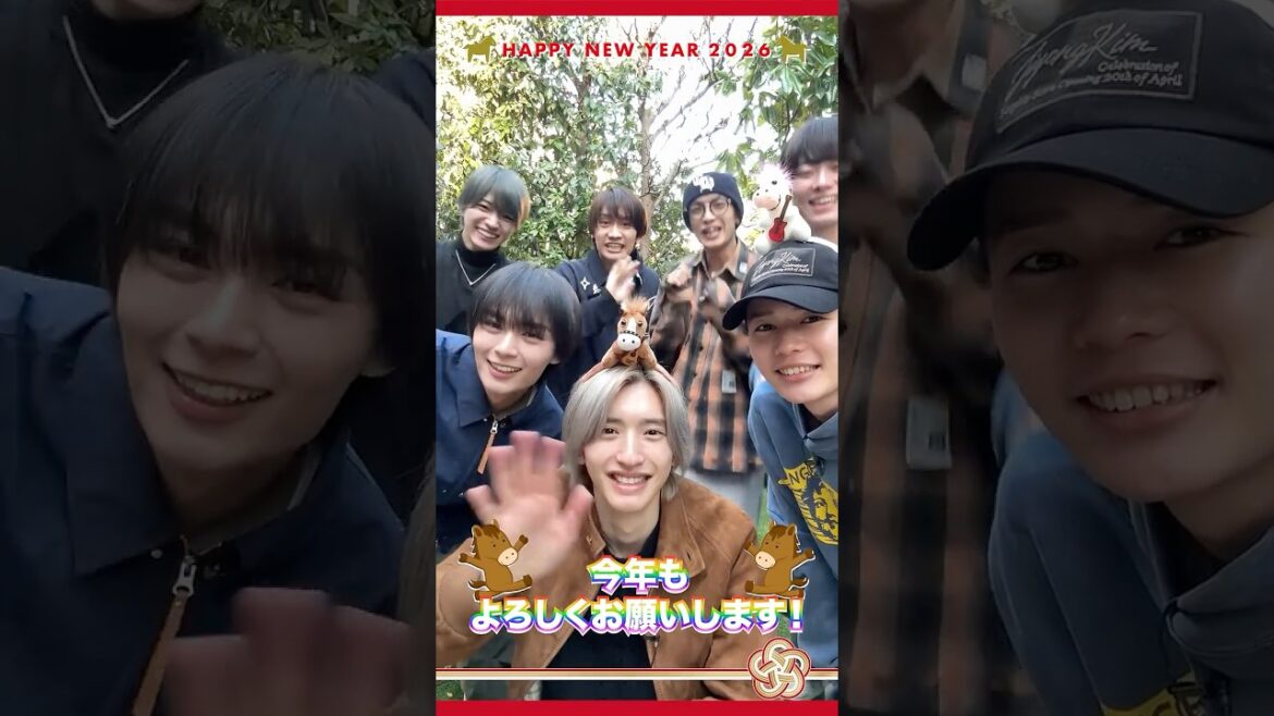 なにわ男子【🎍HAPPY NEW YEAR🎍】年男の二人から一言🐴✨