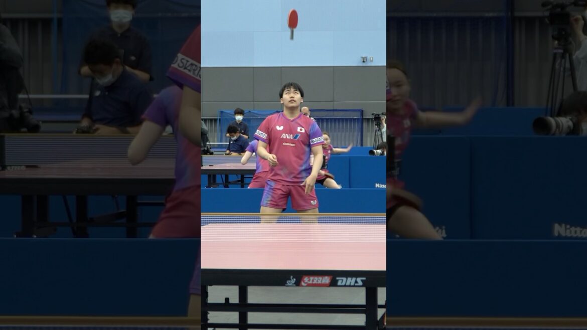 世界卓球に向け気合い十分の #松島輝空 そしてぐるぐる🌀🏓 #shorts