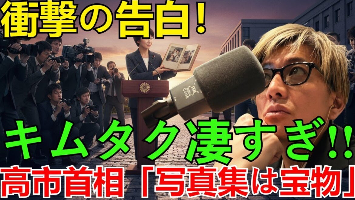 【衝撃】高市首相が木村拓哉の『最初の写真集』を「宝物」とまさかの発言!キムタク凄い!! 現場が騒然となった理由と発言の真相を徹底解説