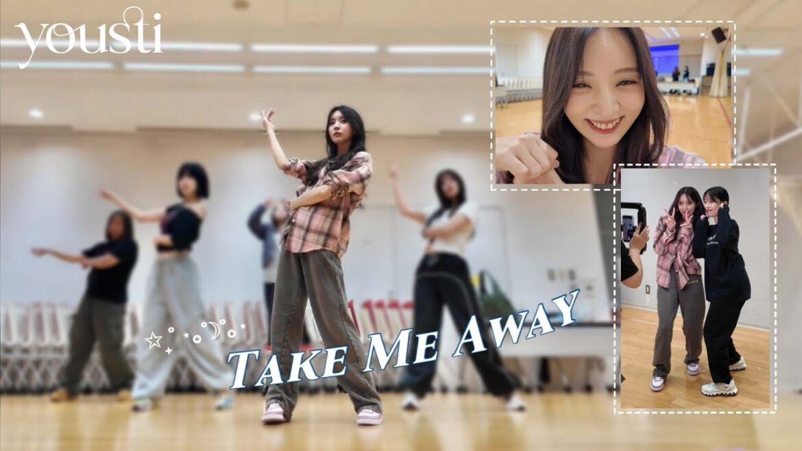 yousti|全集中‼︎ 新しい振り付けにワクワク🕺【’Take Me Away’Dance Practice Behind】