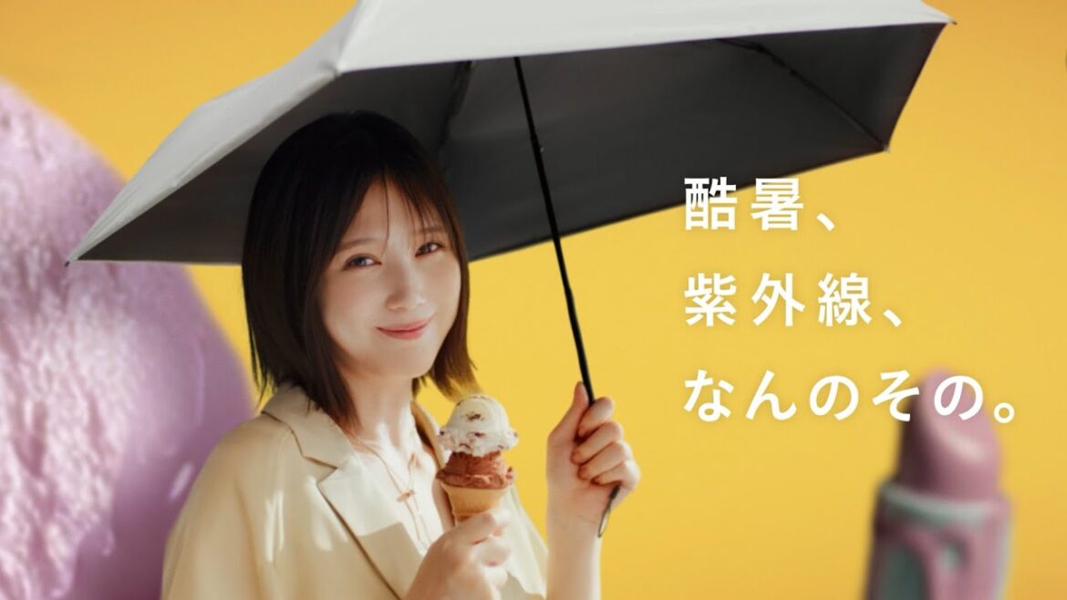 本田翼、日差しも雨も味方に エスタ新日傘WEBムービー公開