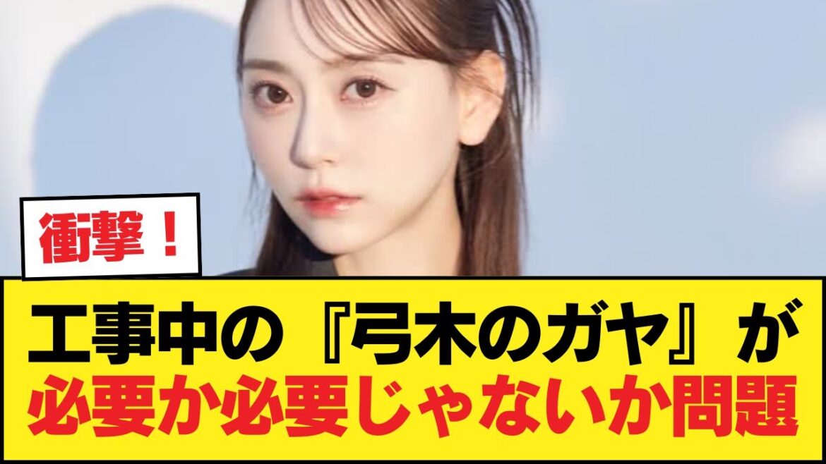 工事中の『弓木のガヤ』が必要か必要じゃないか問題【乃木坂46】