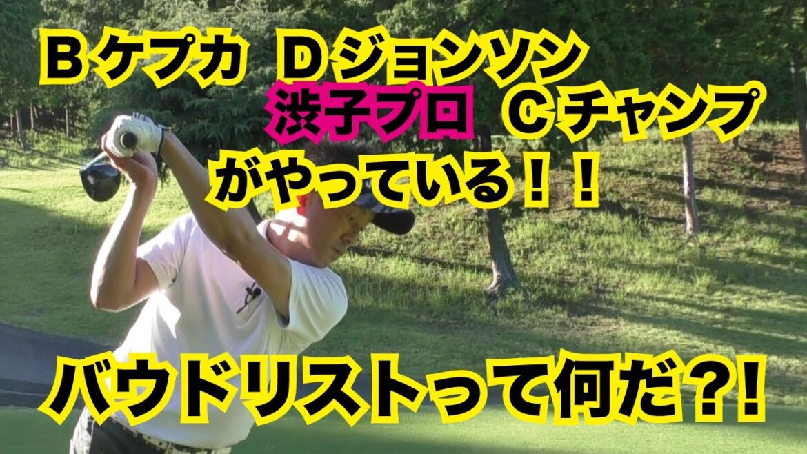 バウドリスト!渋野日向子、Dジョンソン、世界中のプロが実践!