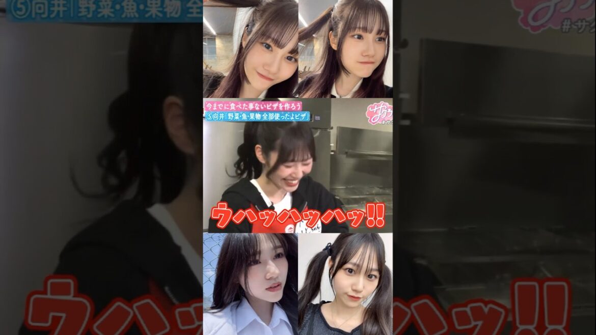 向井純葉 おしぼりで隠すゲラいとちゃん♩櫻坂46